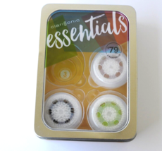 Clarisonic Cleansing Brush Head Collection Set Of 3 Acne Sensitive Radiance - $30.00