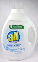 All With Stainlifters Liquid Laundry Detergent, Free And Clear, 88 fl oz - £23.72 GBP