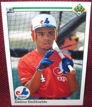 1990 Upper Deck #746 Delino De Shields Rc Montreal Expos - £3.55 GBP