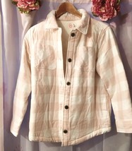 Quilted Pink Check  WonderNation Winter shirt Size XXL New Fits Girl/Small Woman - £18.09 GBP