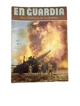 Vintage EN GUARDIA Magazine Año 1 No. 6 WWII Spanish Propaganda Aviation... - $31.50