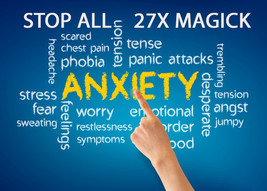 100X FULL COVEN STOP HALT ANXIETY UNNECESSARY STRESSES HIGH MAGICK 101 y... - £78.14 GBP