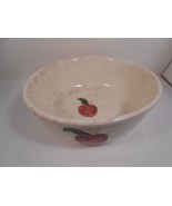 Vintage Center Piece Bowl Handpainted Apple 1994 Signed Dee - $180.56 MXN
