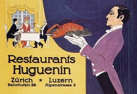 Restaurants Huguenin by Fritz C. Rumpf - Art Print - £17.63 GBP+