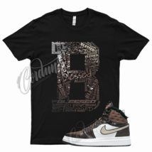 Black BLESSED T Shirt for J1 1 Acclimate Chocolate Brown Basalt Oatmeal - £20.49 GBP+