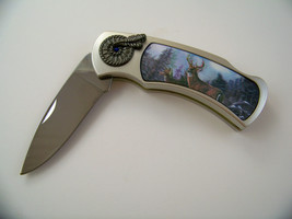 Collectors 3D Deer Knife Pocket Knife Gift Wildlife Gift - $15.98