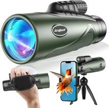 Sedpell 1256 Hd Monocular Telescope With Smartphone Adapter, High Power Adult - £31.12 GBP