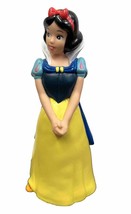 Snow White Disney 9&quot; Hard Plastic Vinyl Coin Bank With Stopper - $18.56
