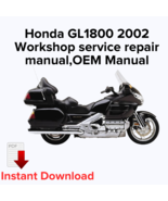 Honda GL1800 2002 Workshop service repair manual,OEM Manual - $27.30 CAD