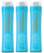 PURE BRAZILIAN Shampoo, Conditioner and Leave-in Serum Trio - £62.34 GBP