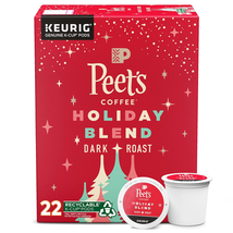 Peet&#39;S Coffee , Dark Roast K-Cup Coffee Pods for Keurig Brewers - Holiday Blend  - £21.50 GBP