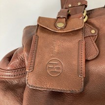 Hayden Hartnett Brown Leather Large Satchel Shoulder Bag - $74.97