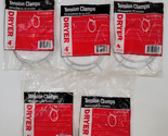 Metal Spring Vent Tension Squeeze Clamp for 4&quot; Dryer Vent Hose 2 PK Lot ... - $12.00