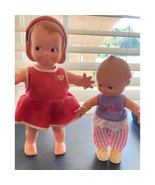 Pair of Kewpie Cameo Dolls with Articulating Arms and Legs 11&quot; and 8 1/2... - $36.95