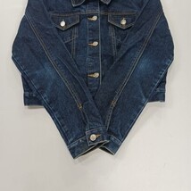 Zana Di Women's Cotton Jacket Size Medium Blue Denim Long Sleeve Metal Button Up image 14