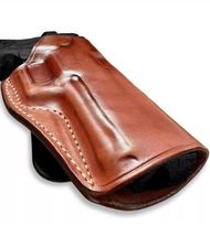 Fits CZ P-10 F 9mm Full Size 4.5”BBL Leather Paddle Holster With Open Top #1493# image 2