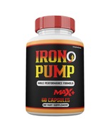 Iron Pump Max Plus Capsules for Men Natural Energy and Vitality Support ... - $45.90