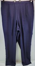 II) Woman's Jaclyn Smith Polyester Pants Navy Blue Size 22 - $9.89