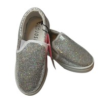 Josiny Kids Silver Glitter Sneaker Size 2 New - $10.23