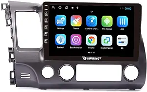 Android 13.0 Double Din Car Stereo For Honda Civic 2006-2011 10 Inch Hd ... - $203.99