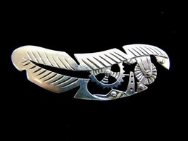 Womens Vintage Estate Sterling Silver Native American Feather Brooch 13.... - £62.31 GBP