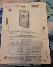 SAMS PHOTOFACT MANUAL &amp; SCHEMATIC RADIO TRANSISTOR REPAIR COLUMBIA 600G,... - $9.49