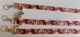 Dr. Who Lanyard (Orange Background) With Choice of Charm - $11.65+