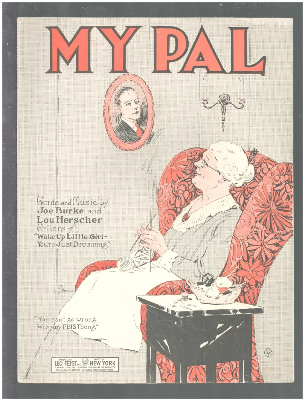My Pal (sheet music) - $6.00