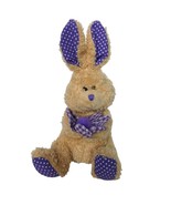 Ty Beanie Baby Petunia Rabbit Easter Bunny Plaid Flower Plush Stuffed An... - $289.86 MXN