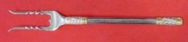 Aegean Weave Gold by Wallace Sterling Silver Baked Potato Fork 8&quot; Custom - £85.25 GBP