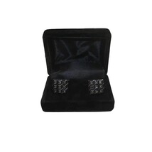 Men J.Valintin Cufflinks by Vitorofolo for French Cuff Shirt V35-23 Black image 3