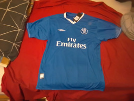 New Chelsea Fly Emirates large Lampard 8 Shirt Jersey Retro Vintage Home... - $756.19 MXN