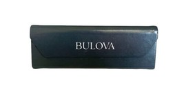 Bulova Eyeglass Eyewear Case Triangular Semi-Hardshell Magnet Closure Dark Gray image 1