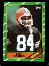1986 Topps #190 Glen Young Nm Browns *XR31252 - £1.17 GBP