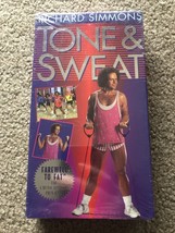 Richard Simmons TONE and SWEAT Fitness &amp; Exercise  NEW Sealed! VHS Tape - £4.34 GBP