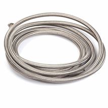 10 Feet 4AN AN4 Stainless Steel Braided CPE Line Hose For Fuel Oil Gas S... - £13.36 GBP