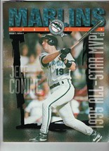 1995 Florida Marlins Colorado Rockies Program Magazine Jeff Conine - £11.67 GBP