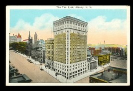 Vintage Postcard Ten Eyck Albany NY Reynolds Furniture Morris Drug Street View - £8.48 GBP