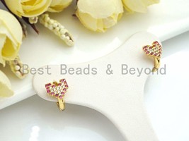 CZ Latch Back Huggie Earrings,Sku#J235 - £3.93 GBP