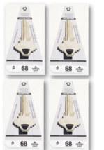 Universal Key Blank, Single-Sided #68 Brass - Hillman 88252 (4-PACK) - $0.99