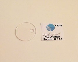 For PANERAI LUMINOR 36mm Date SAPPHIRE Watch New Replacement Crystal Par... - £121.25 GBP