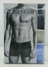 Calvin Klein Microfiber Low Rise Trunk 3-Pack Underwear Men&#39;s Size XL NE... - £23.65 GBP