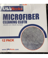 Microfiber Cleaning Cloth Grey - 12 Packs 16"X16" - High Performance - 1... - $12.75