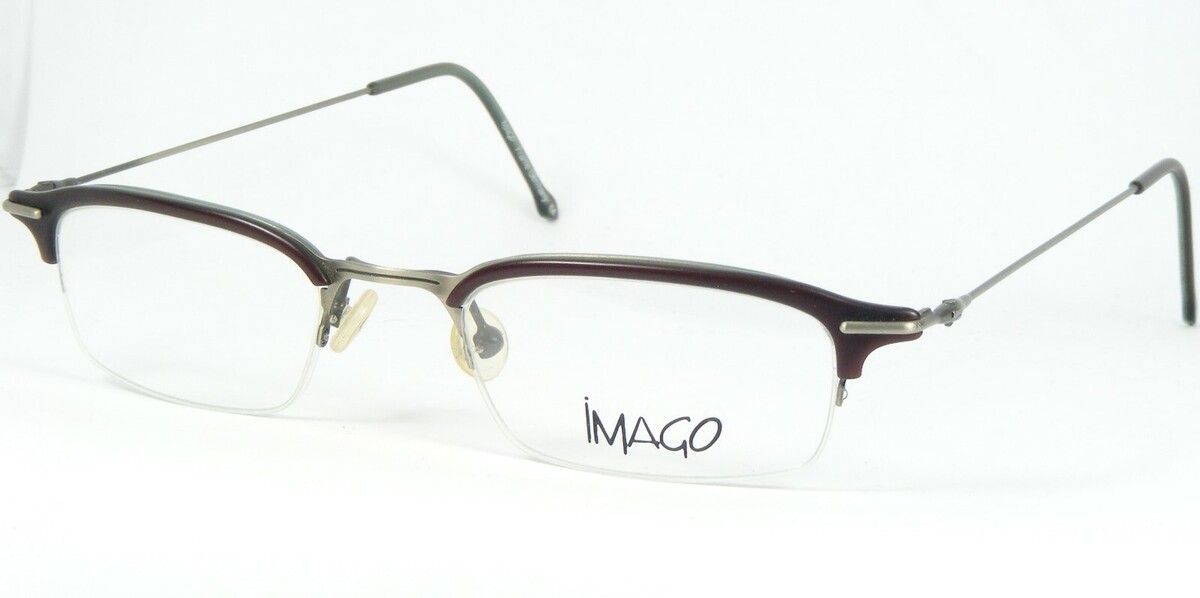 Lunettes Vintage I MAGO RAPAX 2 Bourgogne / Gris / Menthe 46-21-143 Alle... - $76.36