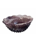 Imperial Purple Slag Hobnail Bowl 2in Tall 4 1/2 in Wide. Hard To Find - £50.76 GBP