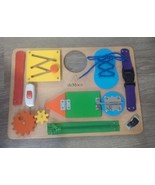DeMoca Busy Activity Board 10 Sensory Educational skills Ages 3+ Toddler... - $23.38 CAD