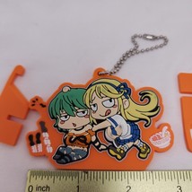 Senran Kagura Rubber Key Chain Lover&#39;s Strap Marvelous Katsuragi &amp; Hikage - £15.76 GBP