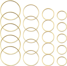 70Pcs Earrings Beading Hoop Earring Finding round Earring Circle round Beading H - £11.05 GBP