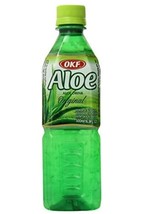 6 Bottles Of Original OKF Aloe Vera Drink 500ml each Free Shipping - £29.81 GBP