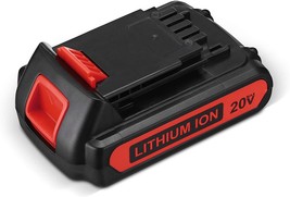 Lbxr20 20V 3.0Ah Replacement For Black And Decker 20V Lithium Battery Max Lb20 - £31.30 GBP